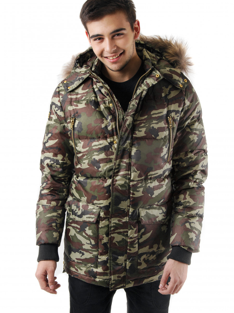 Куртка-пуховик Камуфляж