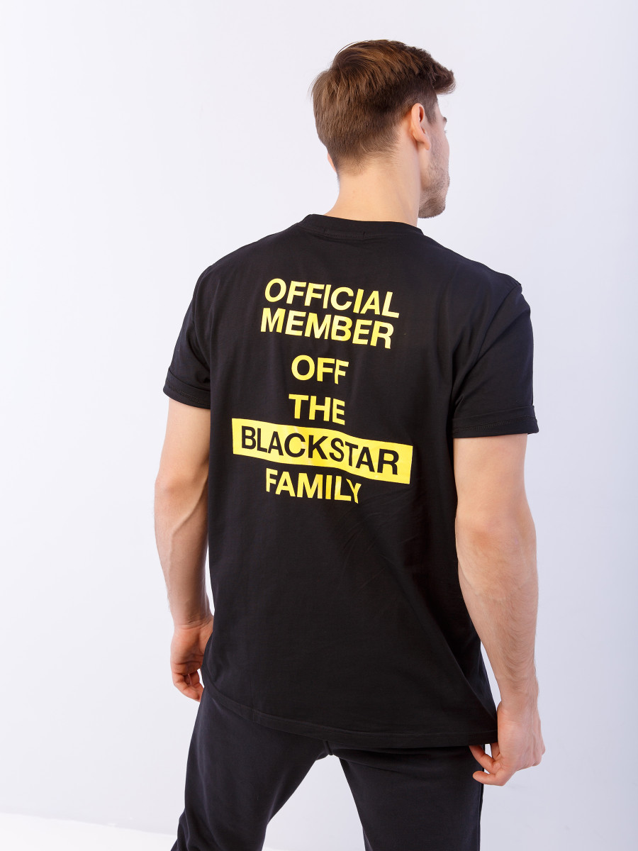 Черная футболка TEAM