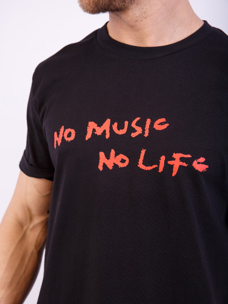 Футболка NO MUSIC NO LIFE