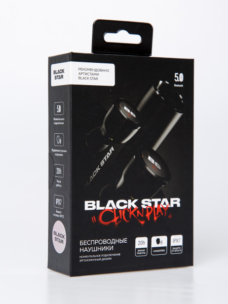 Беспроводные наушники BLACK STAR Click'n'Play