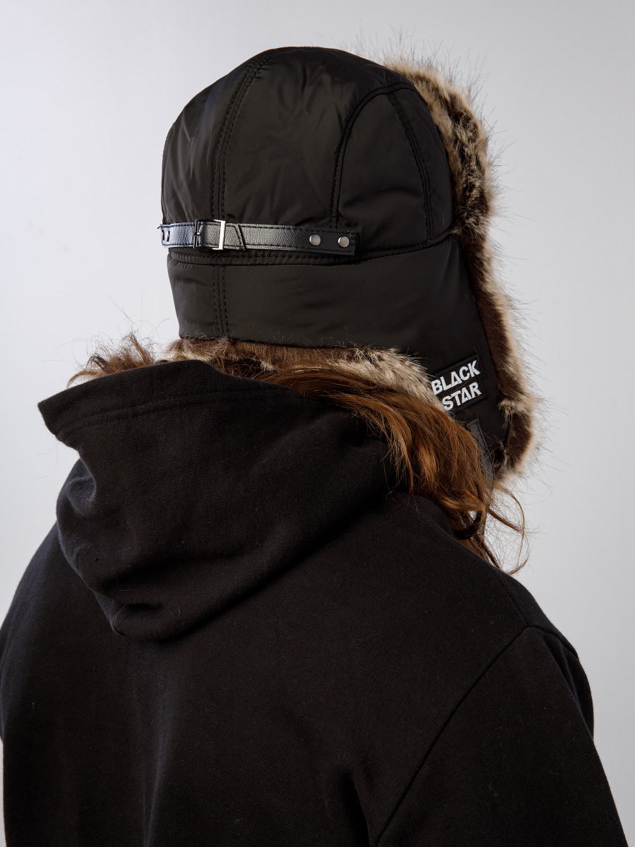 Шапка-ушанка BLACK STAR
