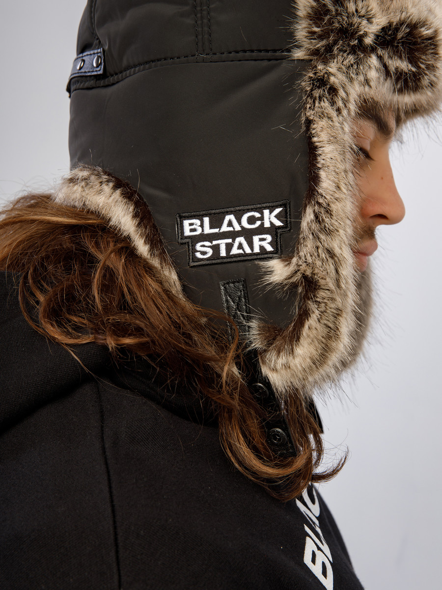 Шапка-ушанка BLACK STAR
