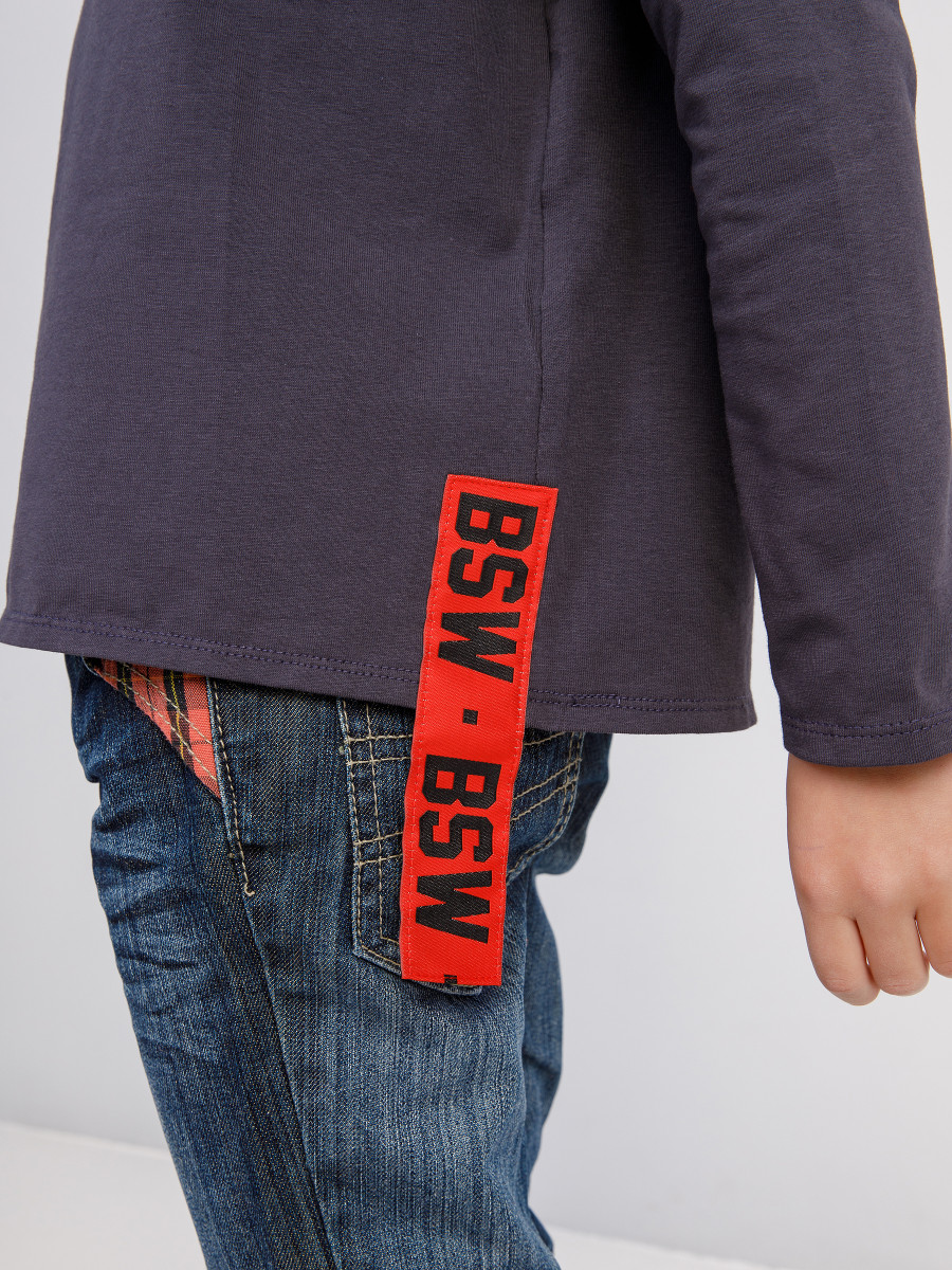 Лонгслив KIDS ID RED LINE