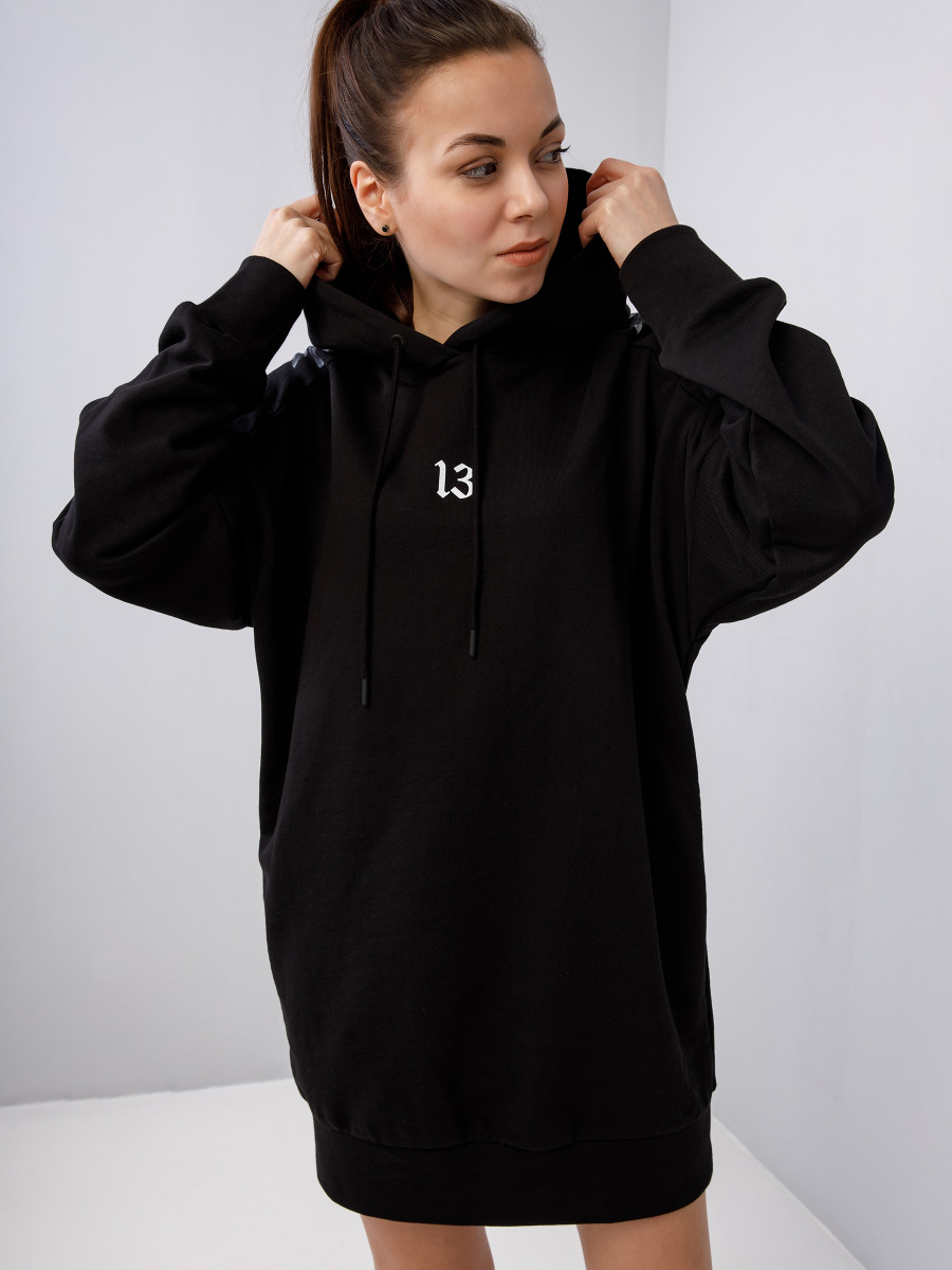 Худи-платье BLACK STAR WINGS