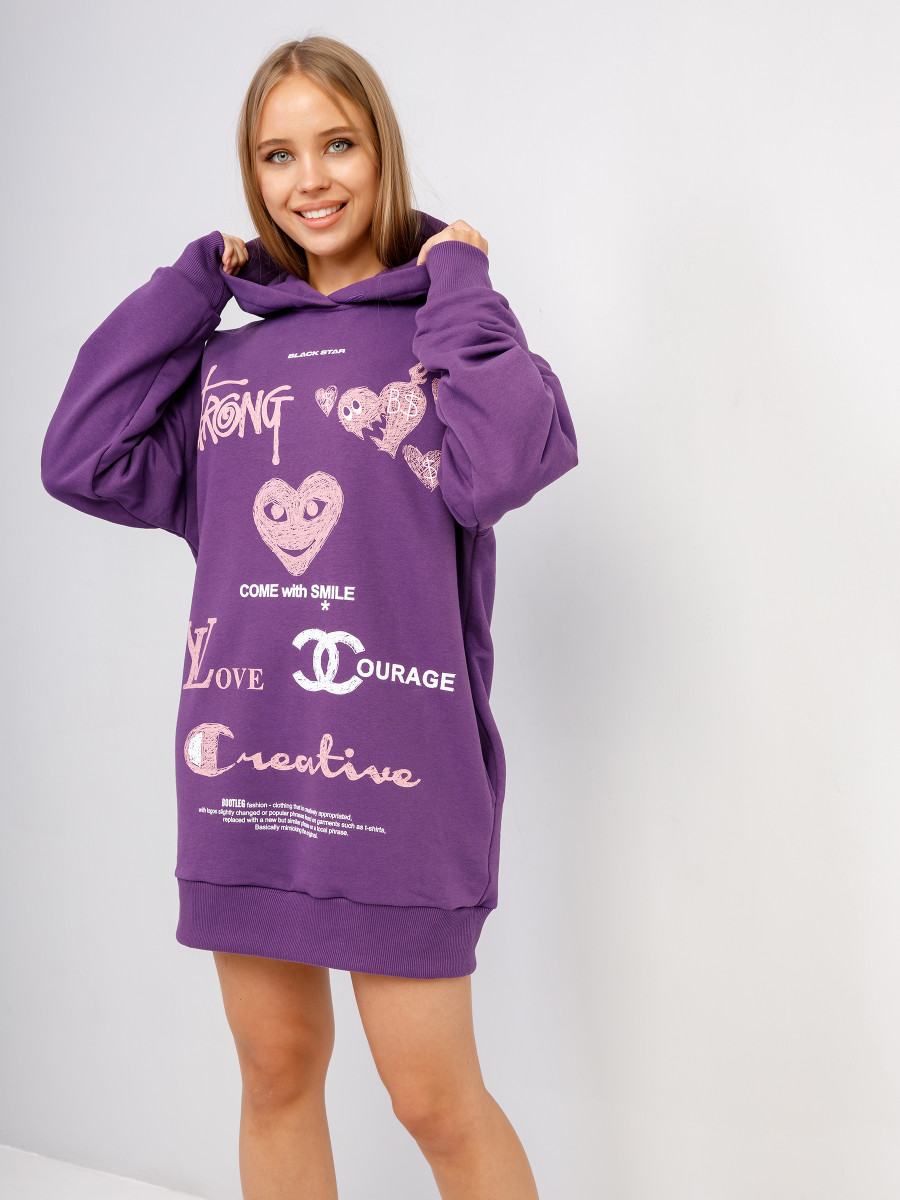 Худи-платье BOOTLEG 