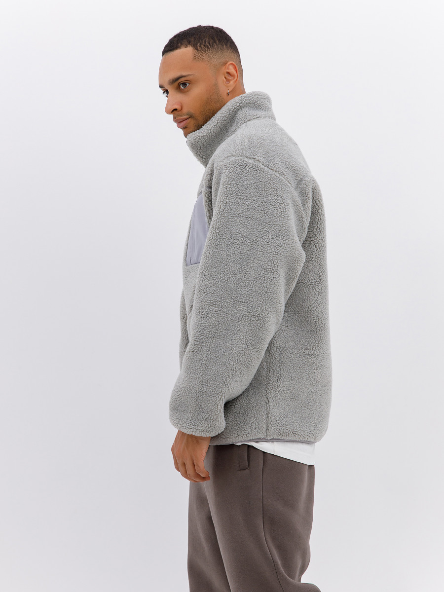 Толстовка из искуственной овчины BS