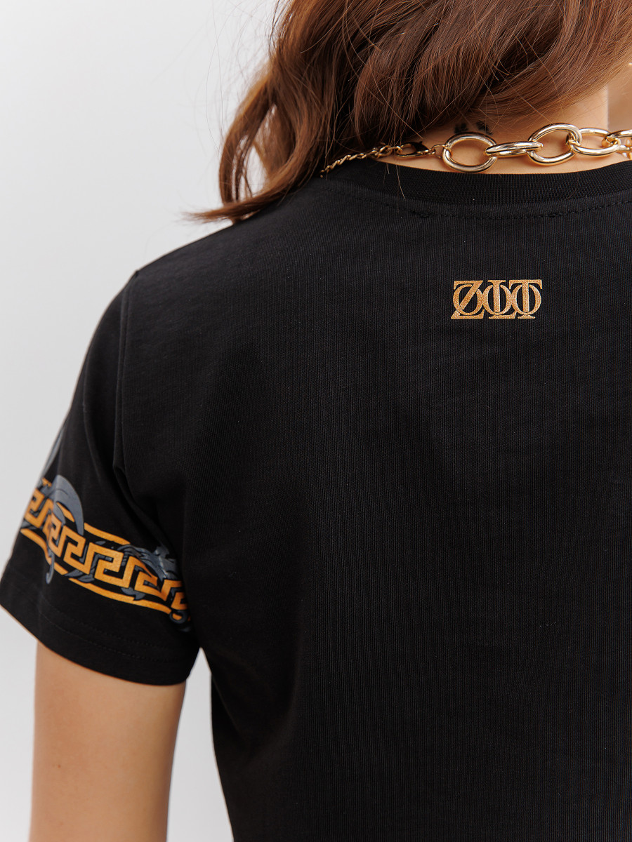 Футболка ZLT BLACKGOLD LOGO
