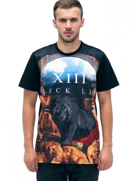 Футболка , Gothic Black Lion